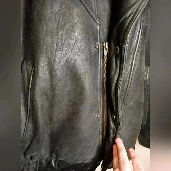 CASABLANCA butterly Fall Winter leather jacket (#886)(C) - Picture 4 of 14